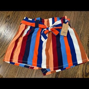 Woman's Stripped Shorts